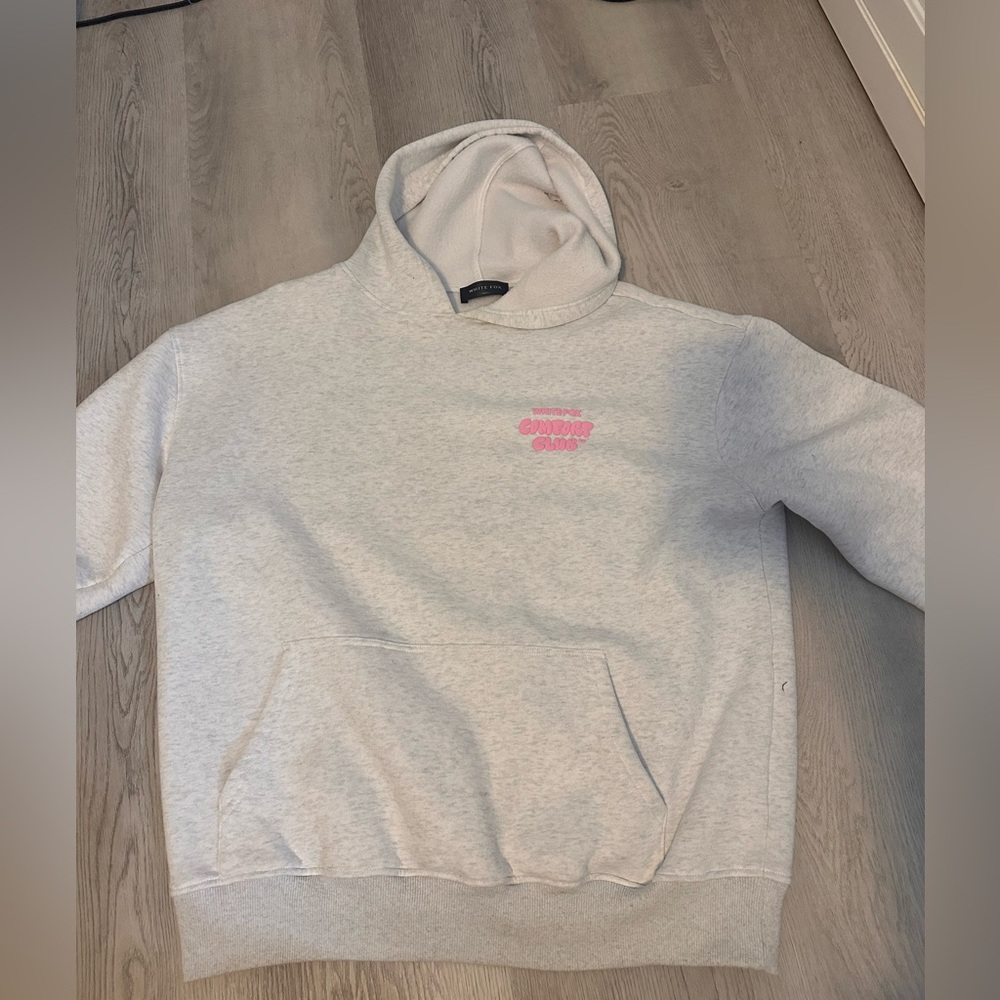 White fox comfort climb hoodie